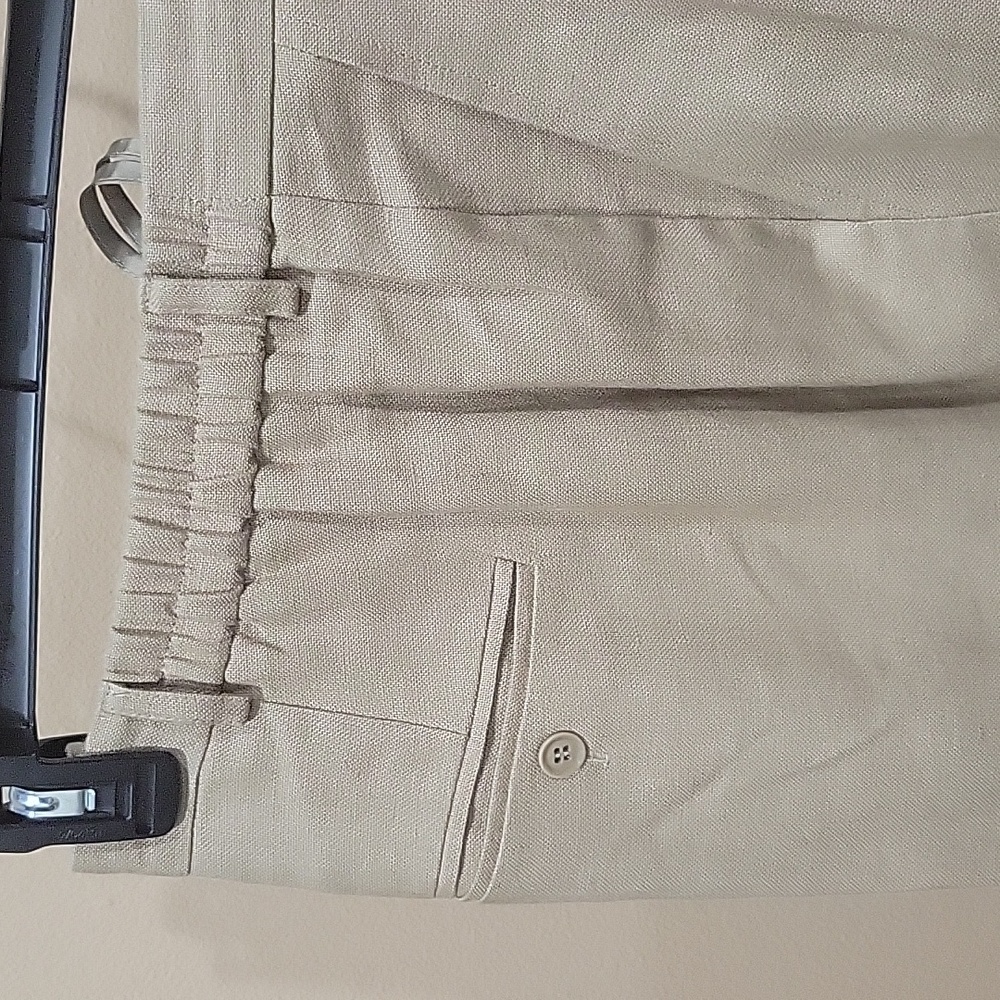 Talbots Tan Straight Leg Pants - Picture 2 of 4